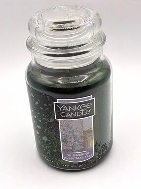 Yankee Candle Shimmering Christmas Tree Large Jar Candle 22 oz Holiday